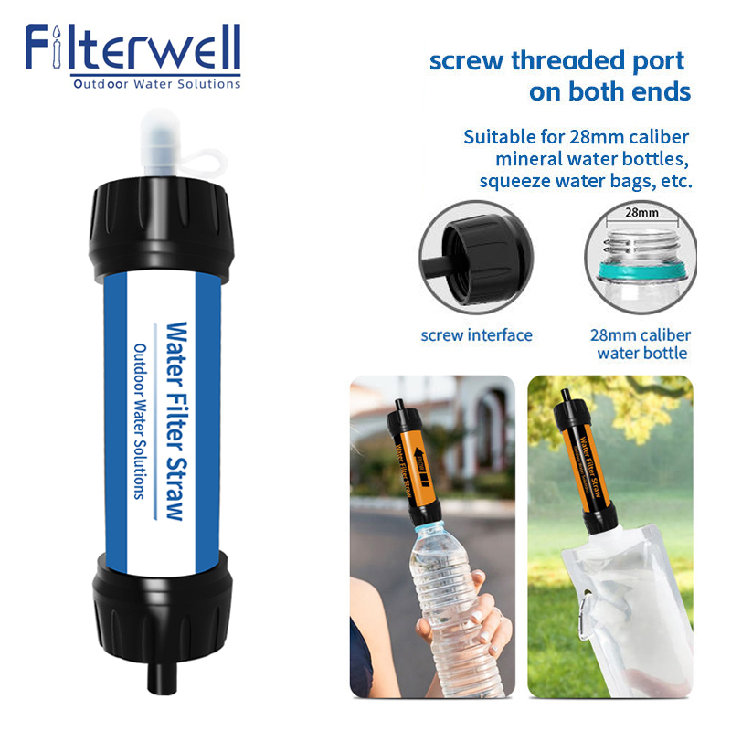 Water Filter Straw - Filterwell Camping Filter Wasser Stroh Mini