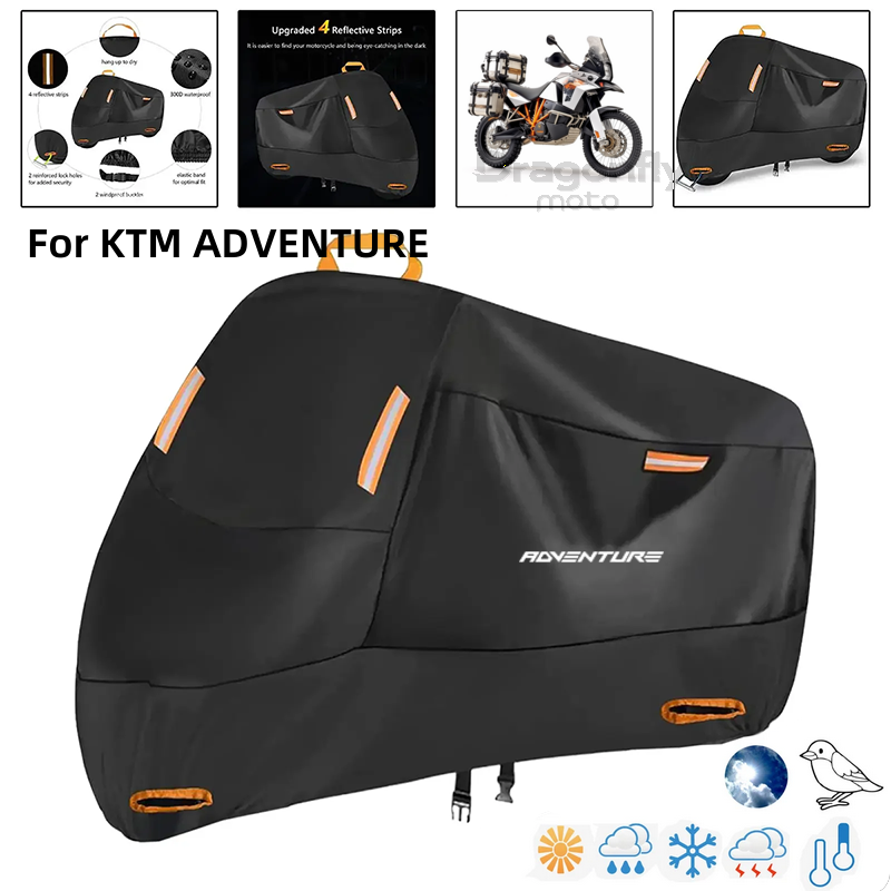 Outdoor Adventure Logo - Abenteuer Logo Motorrad Abdeckung Wasserdichte Outdoor