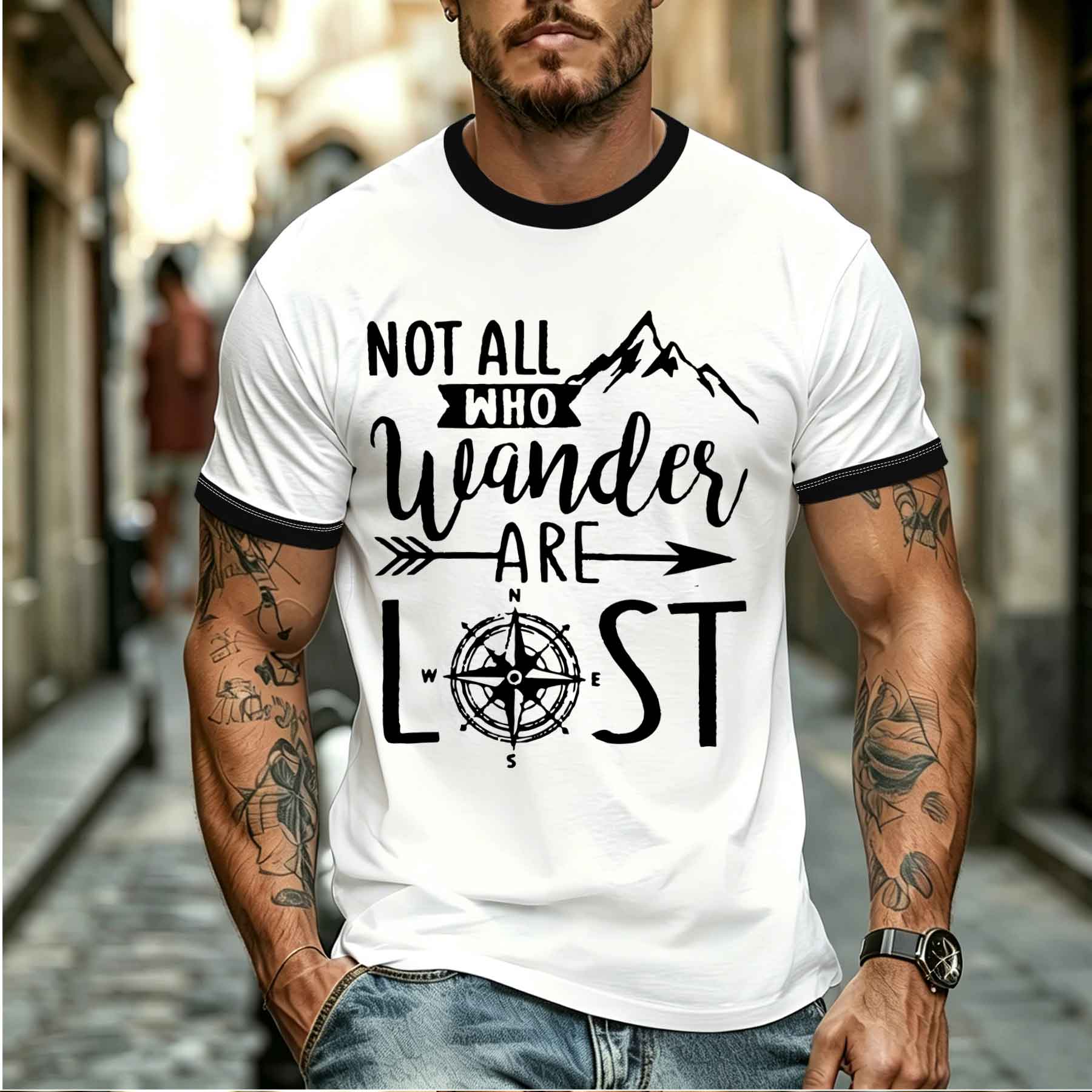 Outdoor Adventure Quotes Short - 2026 Neues Modell Tee Stylisches, bequemes