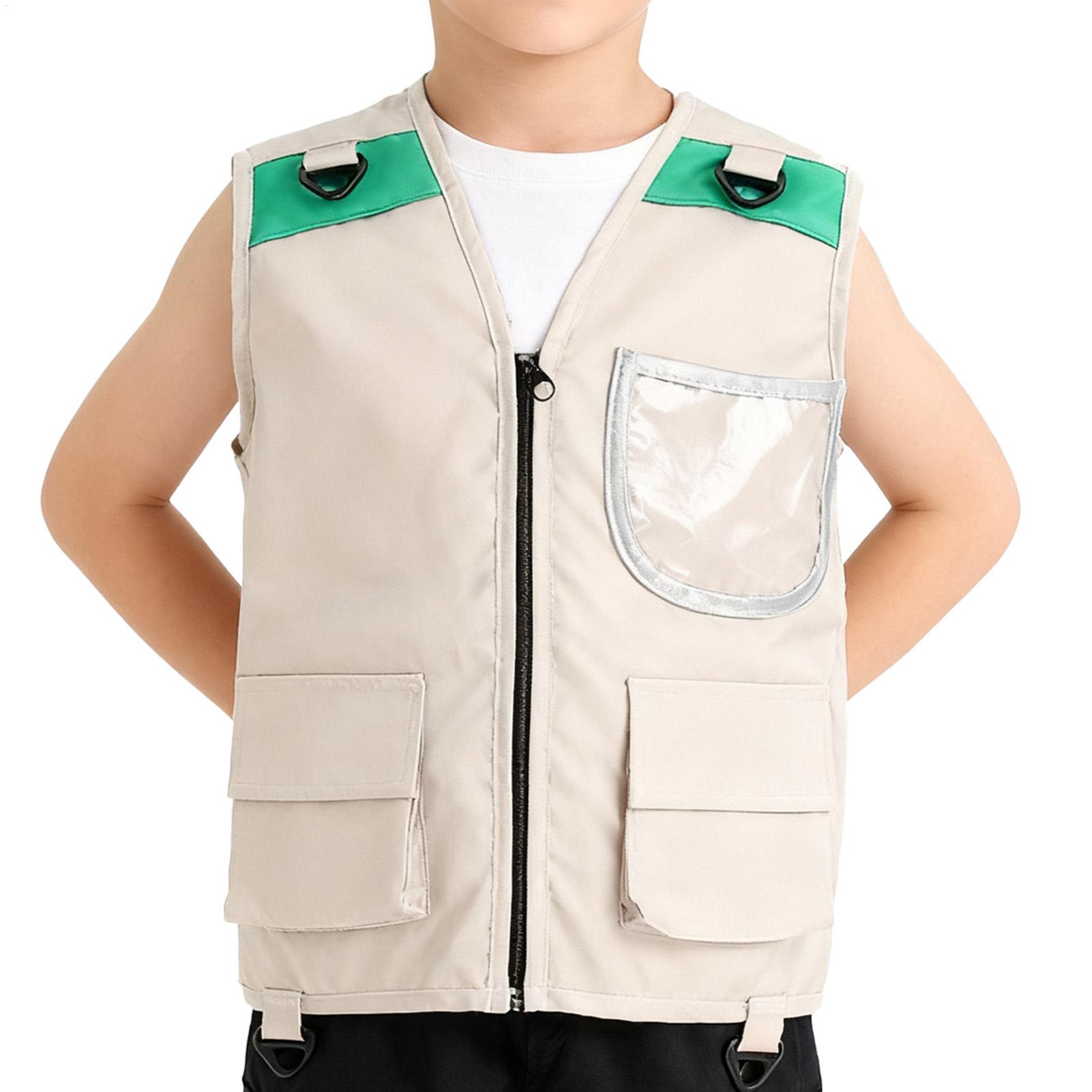 Outdoor Adventure With Kids - Kinder-Entdeckerweste Kostüm Safari-Cargoweste Jungen Outdoor-Abenteuer-Set für