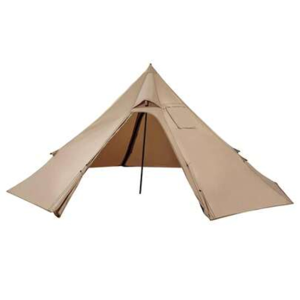 Outdoor Adventure Dome Shelter - 2-Personen-Heißdomzelt, tragbares Winter-Tipi-Zelt mit Ofenrohröffnung, wasserdicht,
