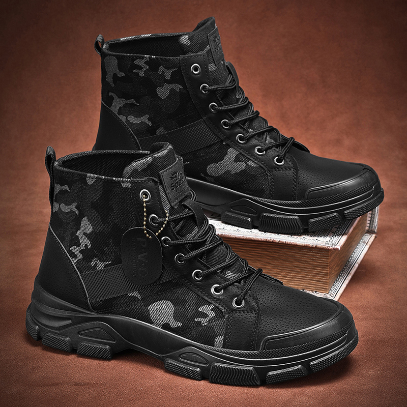 Outdoor Adventure Hiking - Herren Camouflage High-Top Kampfstiefel 3 Farben
