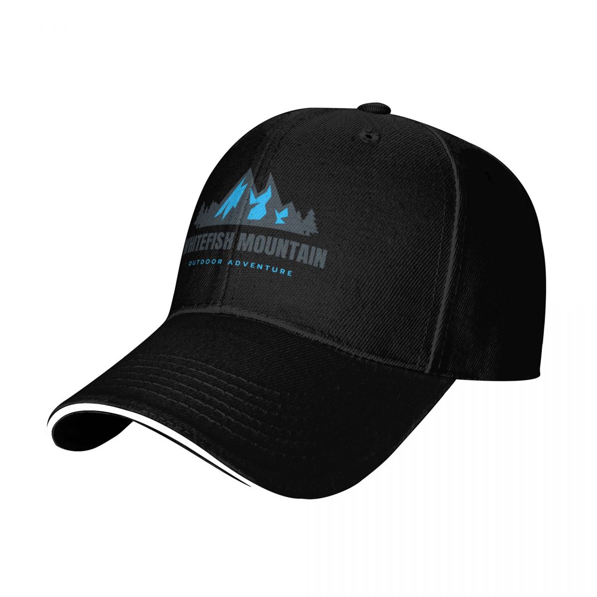 Whitefish Mountain in Montana, – Outdoor Adventure Logo Bewertung und Preis