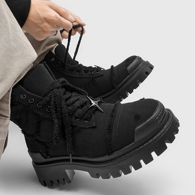 Herren High-Top-Plateaustiefel – Outdoor Adventure Hiking Bewertung und Preis
