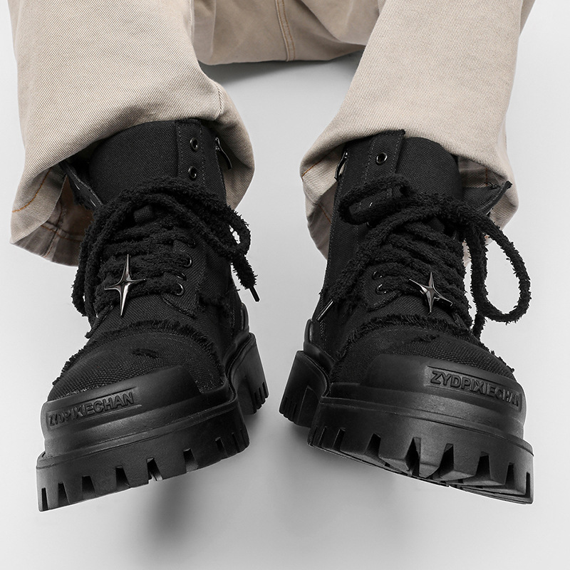 Herren High-Top-Plateaustiefel – Outdoor Adventure Hiking Bewertung und Preis
