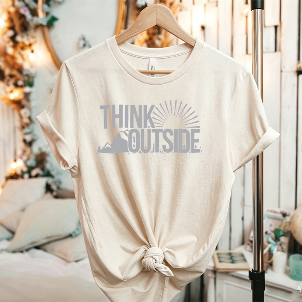 Think Outside Sun Mountain Gra – Outdoor Adventure Quotes Short Bewertung und Preis