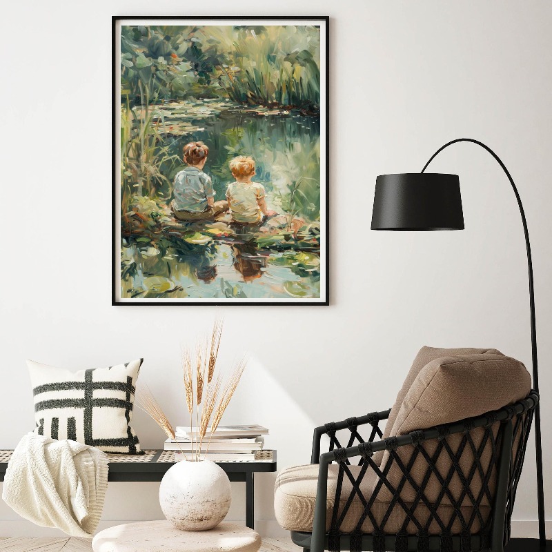Vintage Jungenzimmer Kunst Pos – Outdoor Adventure With Kids Bewertung und Preis