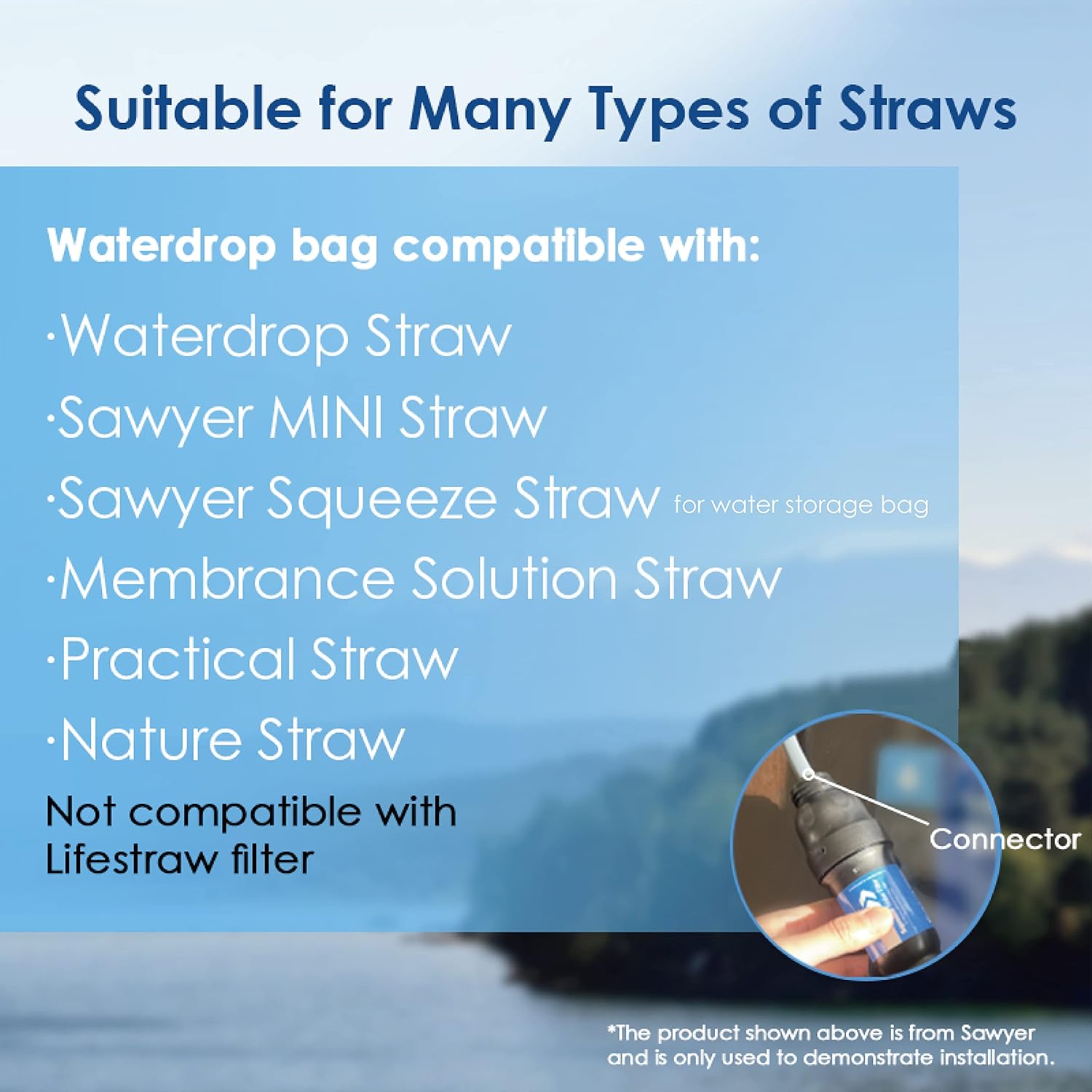 Waterdrop Gravity Wasserbeutel – Water Filter Straw Bewertung und Preis