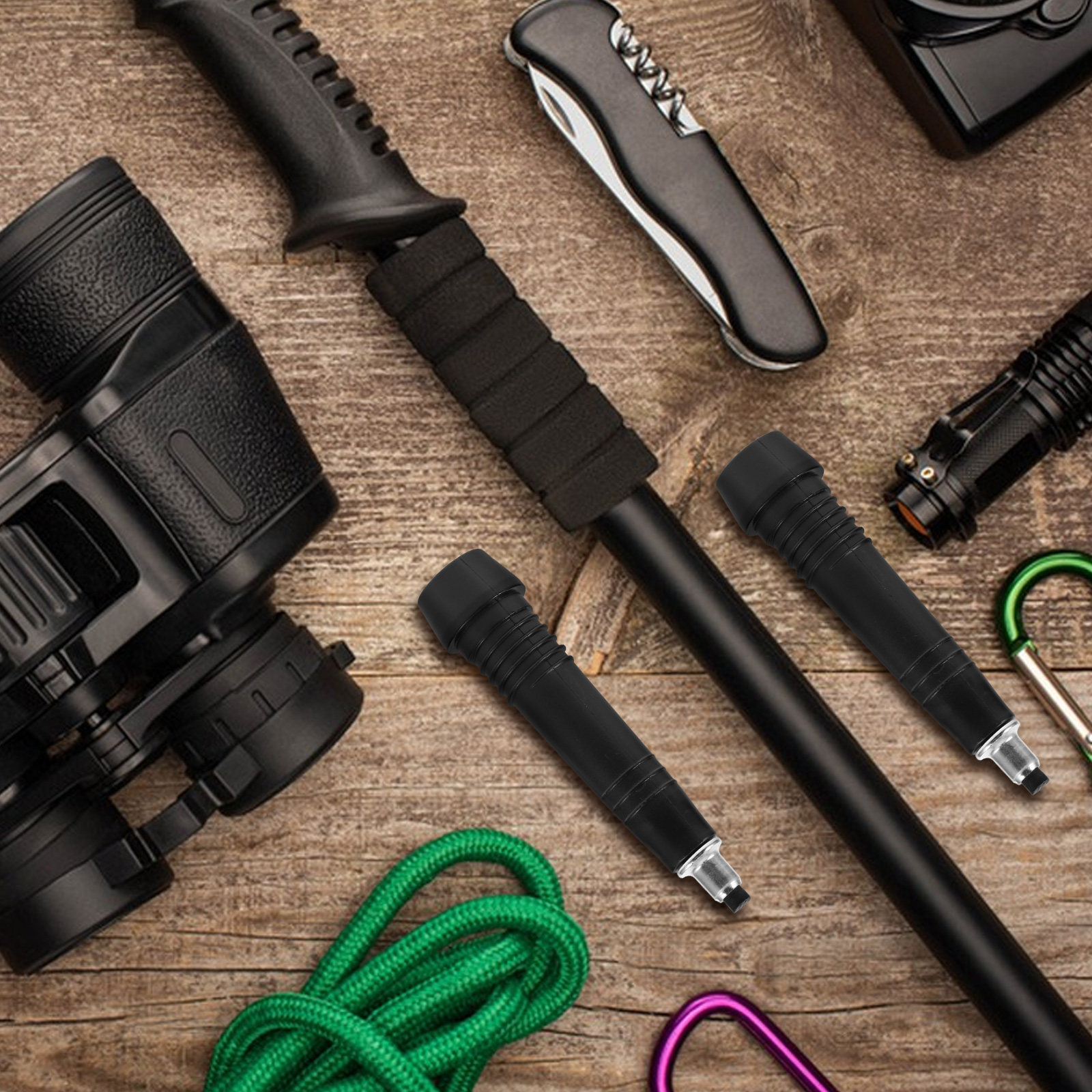 2 Stück Robuste Stahl-Trekking – Outdoor Adventure Walks Bewertung und Preis