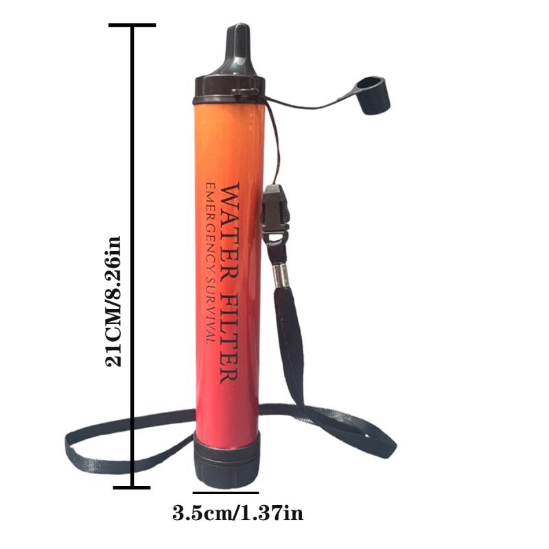 Outdoor-Notfall-Überlebens-Was – Water Filter Straw Bewertung und Preis