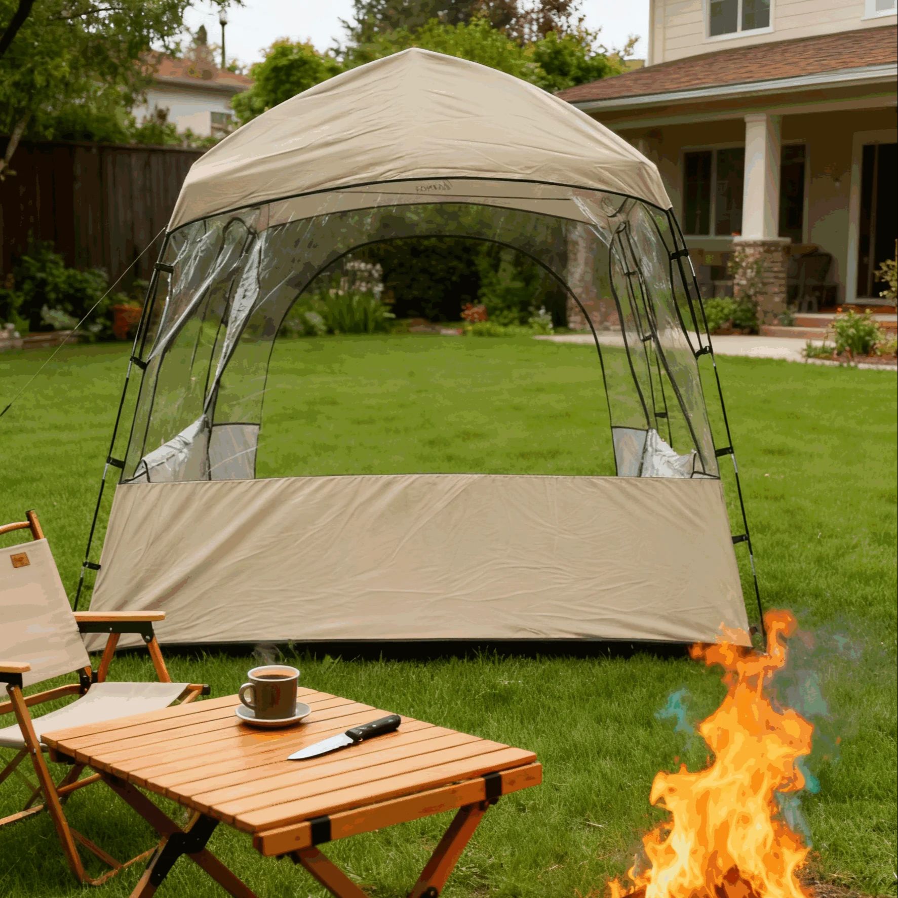Gärten, Terrassen, Outdoor-Abe – Outdoor Adventure Dome Shelter Bewertung und Preis