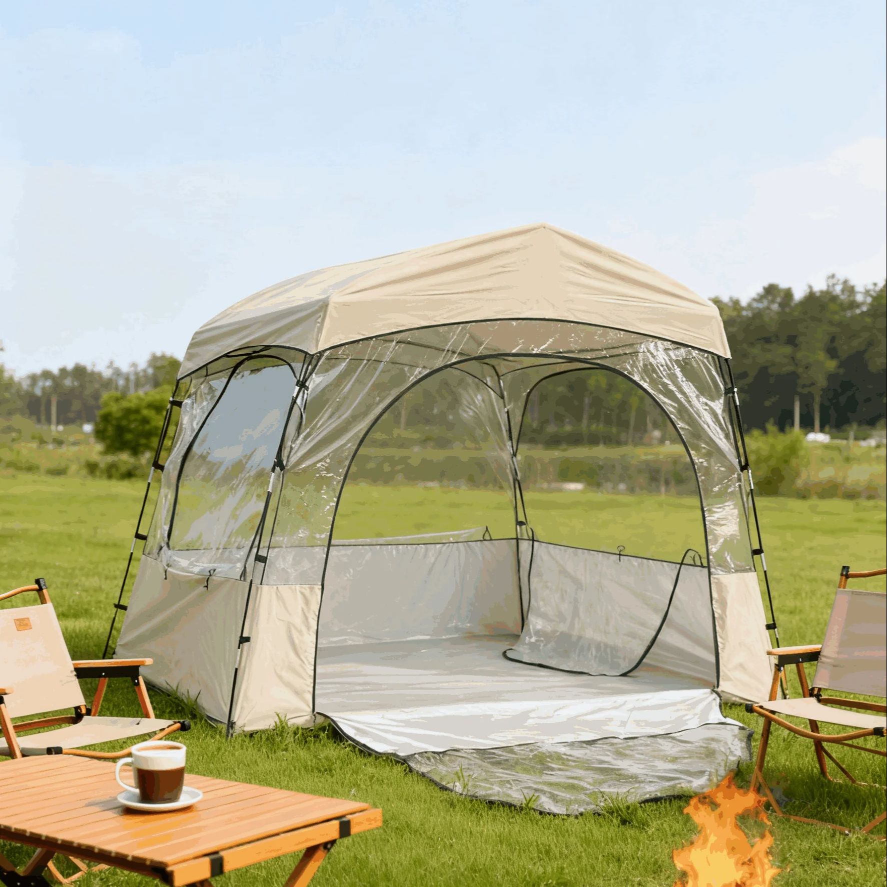 Gärten, Terrassen, Outdoor-Abe – Outdoor Adventure Dome Shelter Bewertung und Preis