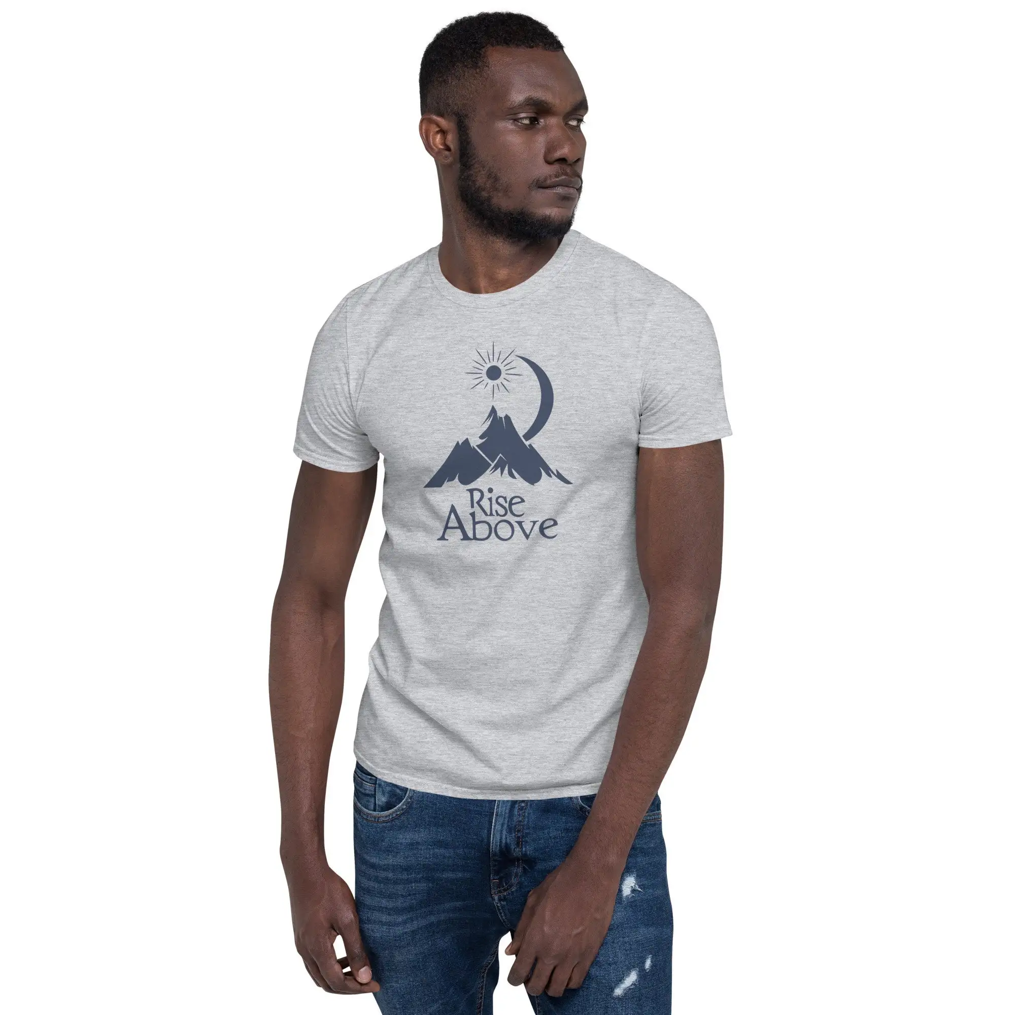 Rise Above Mountain T-Shirt mi – Outdoor Adventure Quotes Short Bewertung und Preis